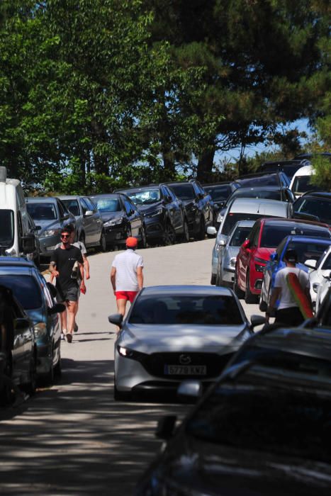 El acceso a las playas generó importantes atascos