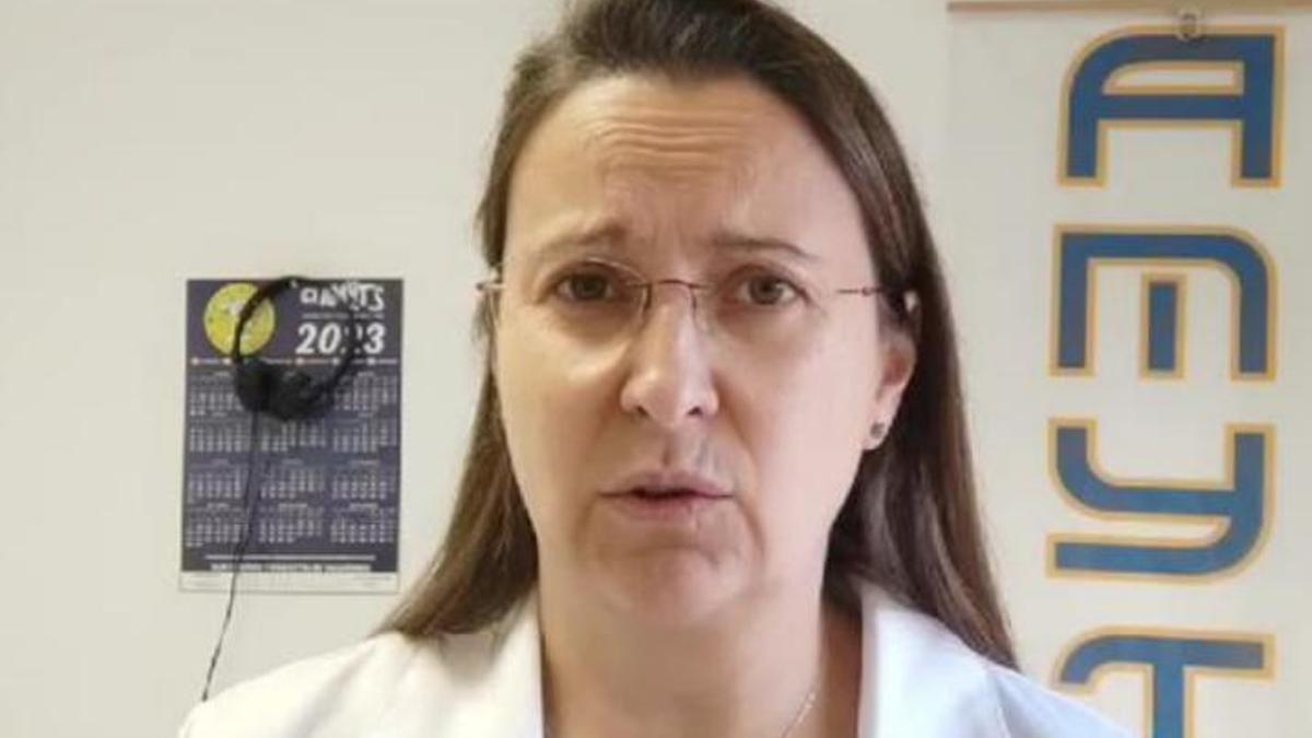 La doctora Ángela Hernández, secretaria general de AMYTS