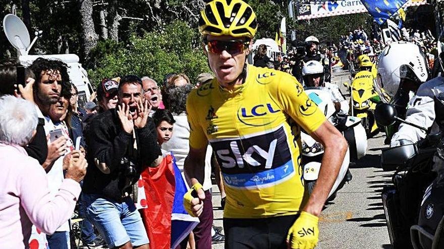 Froome se ríe de los comentarios de Unzue