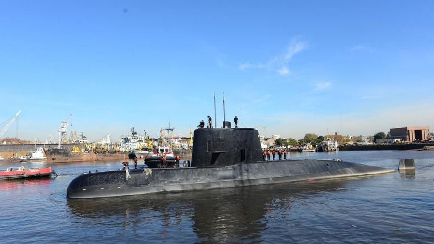 El submarino argentino desaparecido tuvo una avería eléctrica