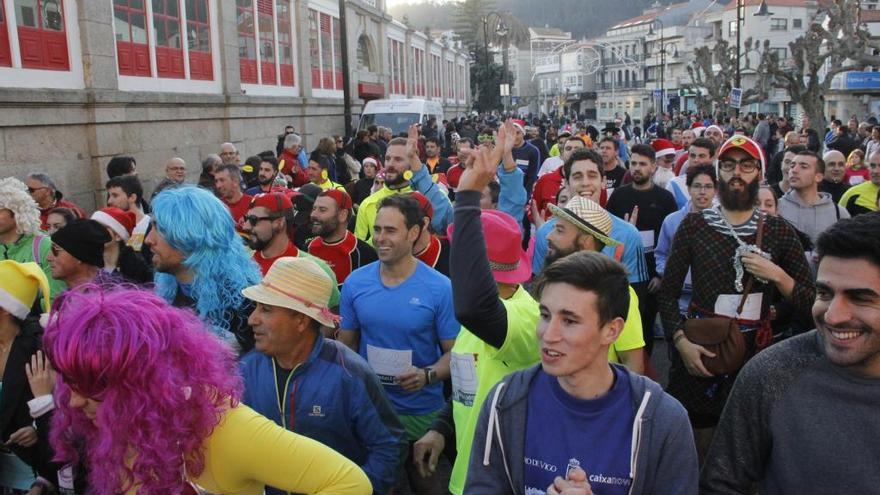 Participantes en la San Silvestre Canguesa.// Santos Álvarez