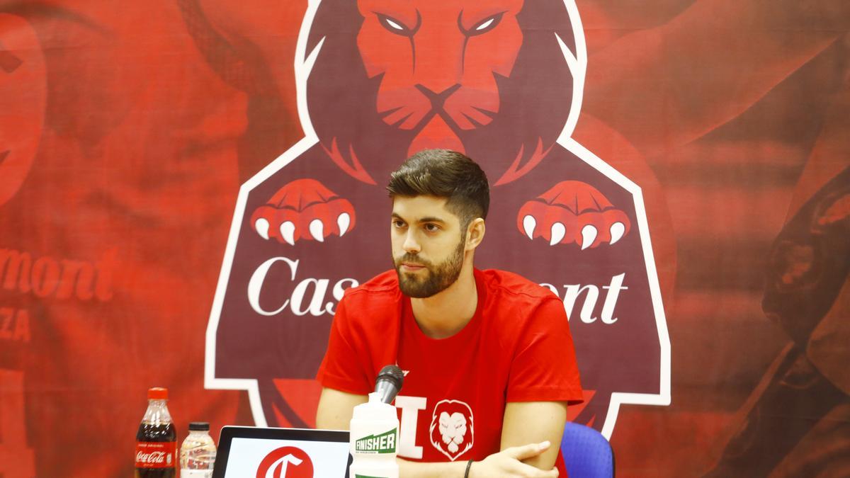 Santi Yusta, en su presentación con el Casademont.