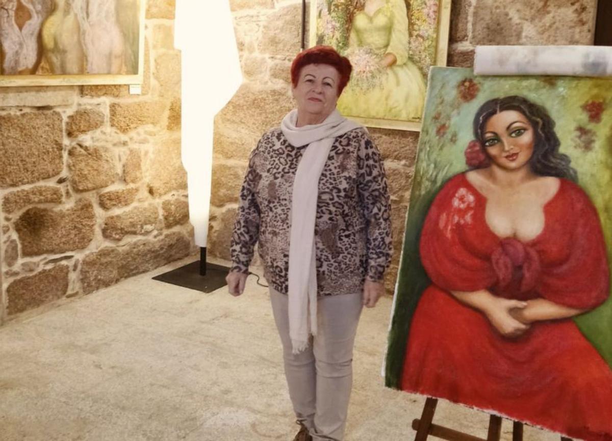 Reconocimiento a Nicolás González y exposición de Miguélez en Mos