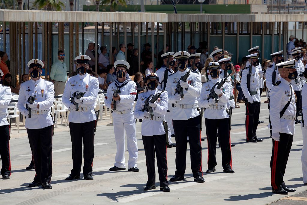 Así ha sido la visita de la reina Letizia a Cartagena