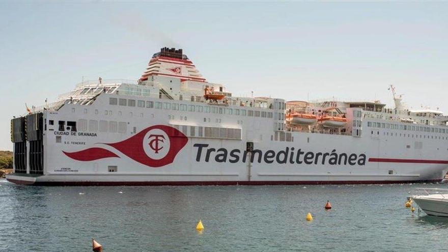 Trasmediterránea, a punt de la suspensió de pagaments