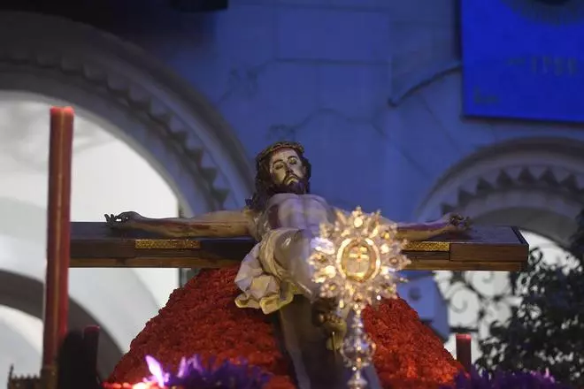 Las imágenes de la procesión del Santo Sepulcro este Viernes Santo en Murcia