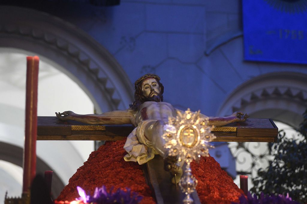 Las imágenes de la procesión del Santo Sepulcro este Viernes Santo en Murcia