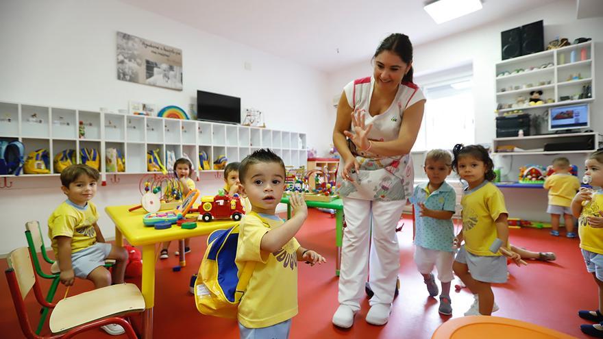 Primer día de clase en las escuelas infantiles