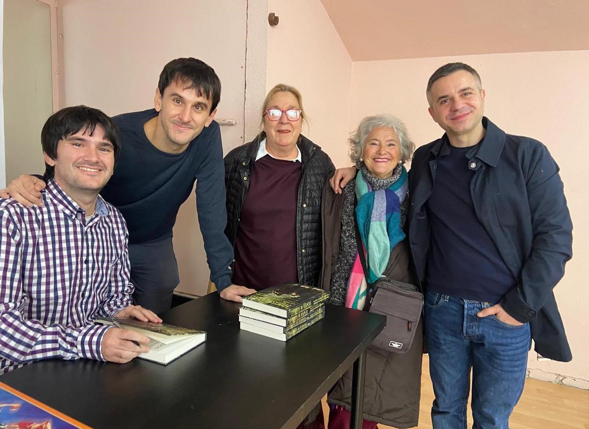 Presentación de un libro en el Ateneo Cultural de Marbella.