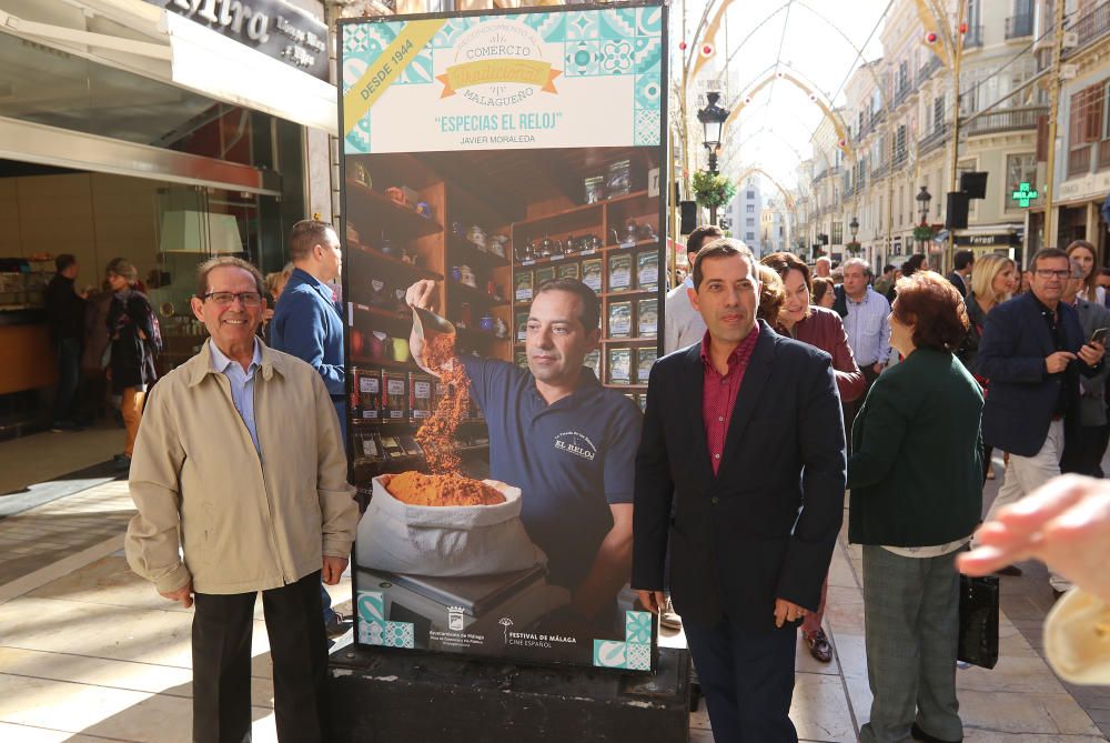 Málaga homenajea a sus comercios centenarios