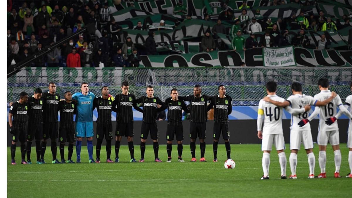 El Atlético Nacional y el Kashima rindieron un minuto de silencio