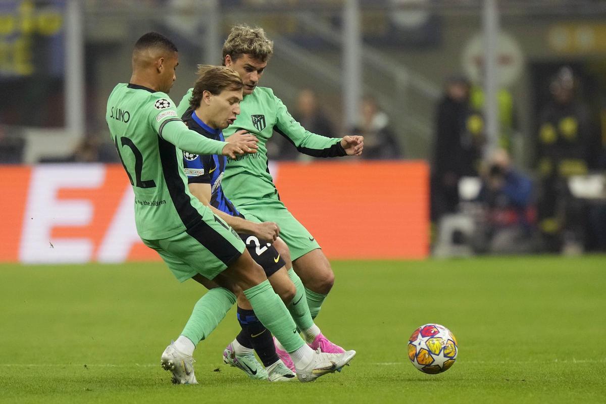 Inter de Milán - Atlético de Madrid: ida de octavos de Champions League, en imágenes