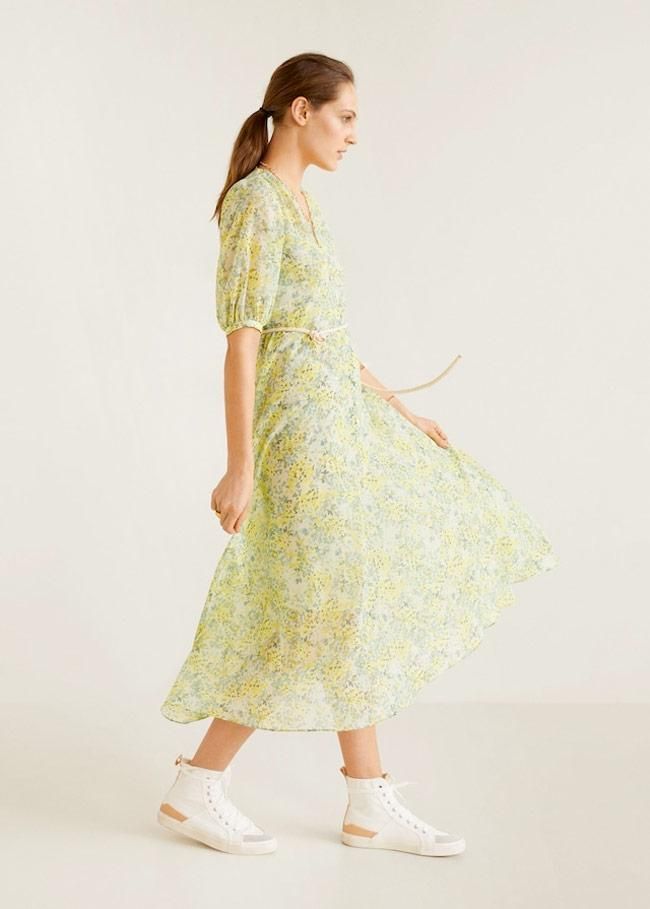 El vestido estampado