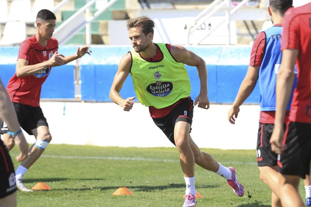 El Dépor prepara en Benidorm el partido del Elche