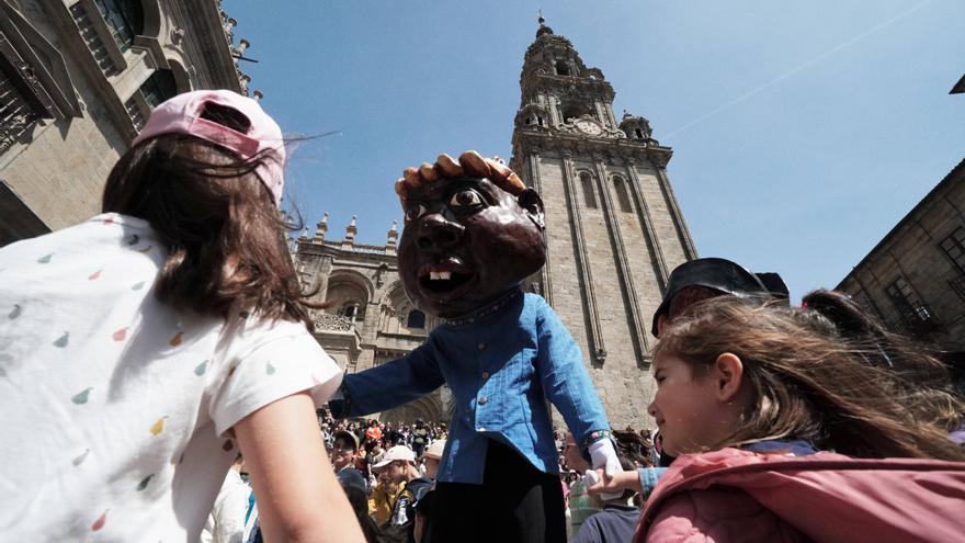 Los Cabezudos en las Fiestas de la Ascensión