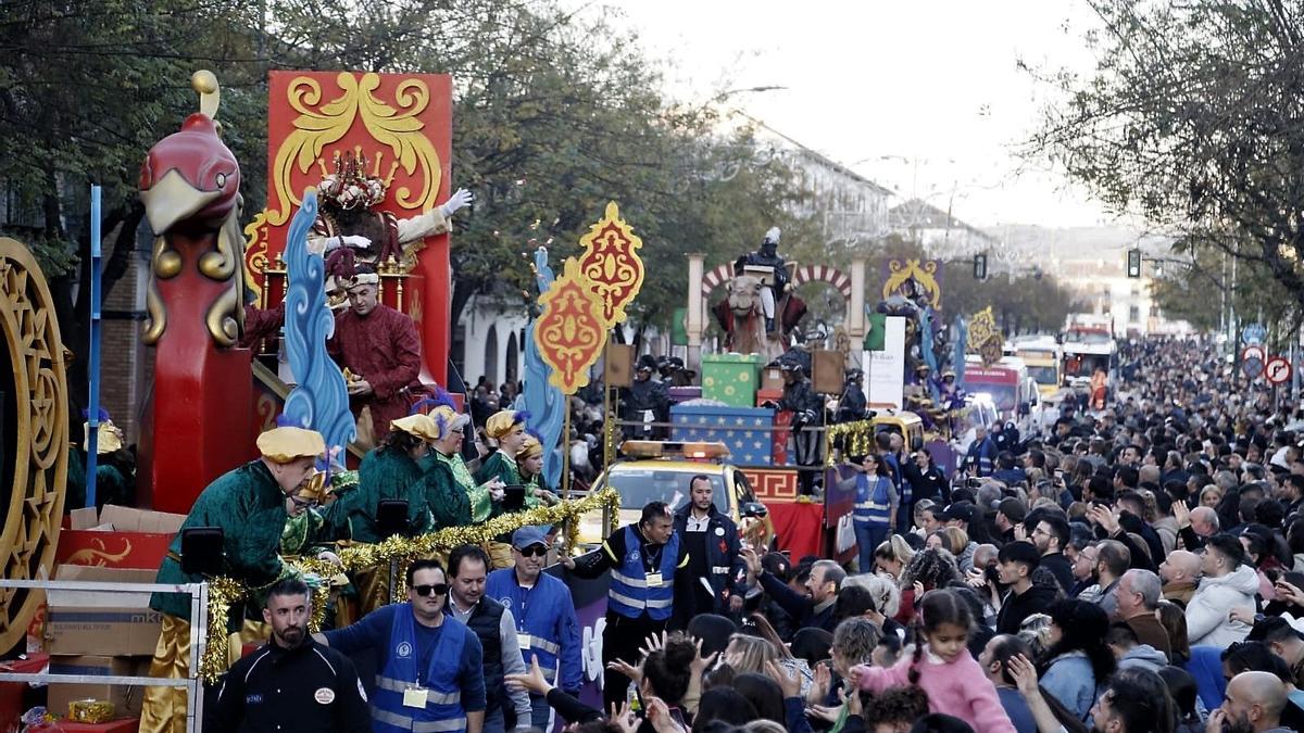 Imagen de archivo de la Cabalgata de los Reyes Magos en Córdoba.