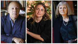 Javier Marías, Irene Solà y Alicia Giménez Bartlett.