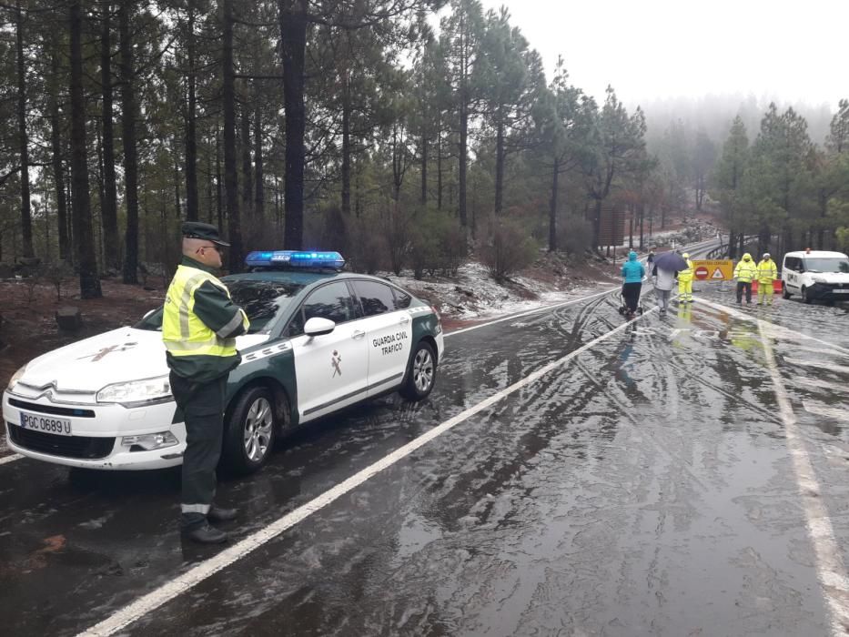 Nieve en Gran Canaria (29/01/2018)