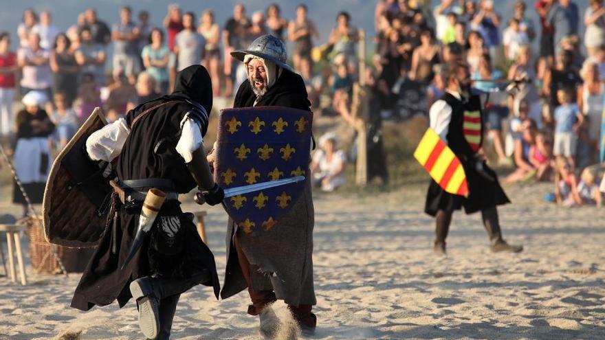 Recreació d&#039;un desembaracment del 1285