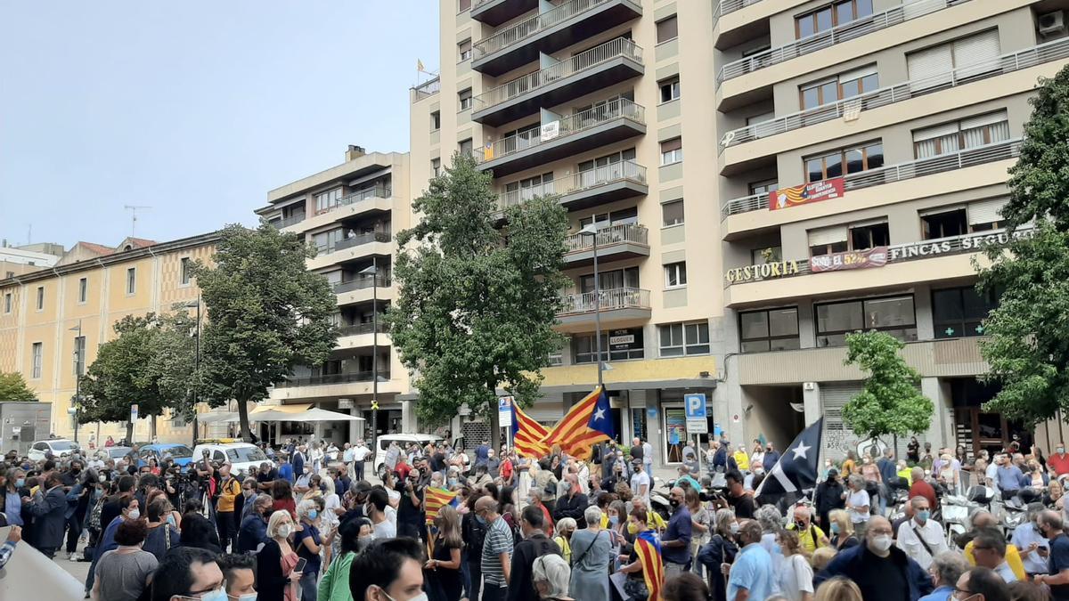 Acte d&#039;aquest migdia a la Generalitat 