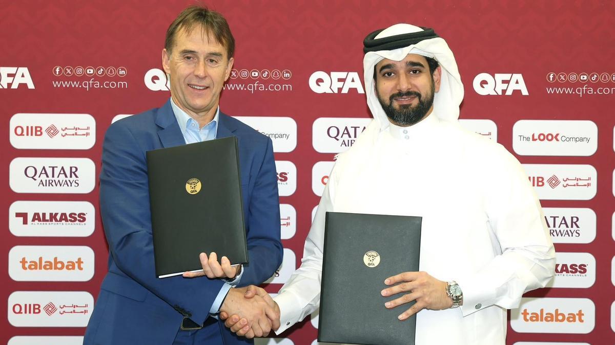 Lopetegui, tras cerrar su acuerdo con la selección de Catar.