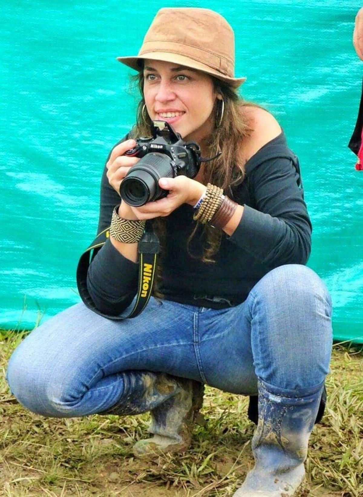 La periodista colombiana, Andrea Aldana.