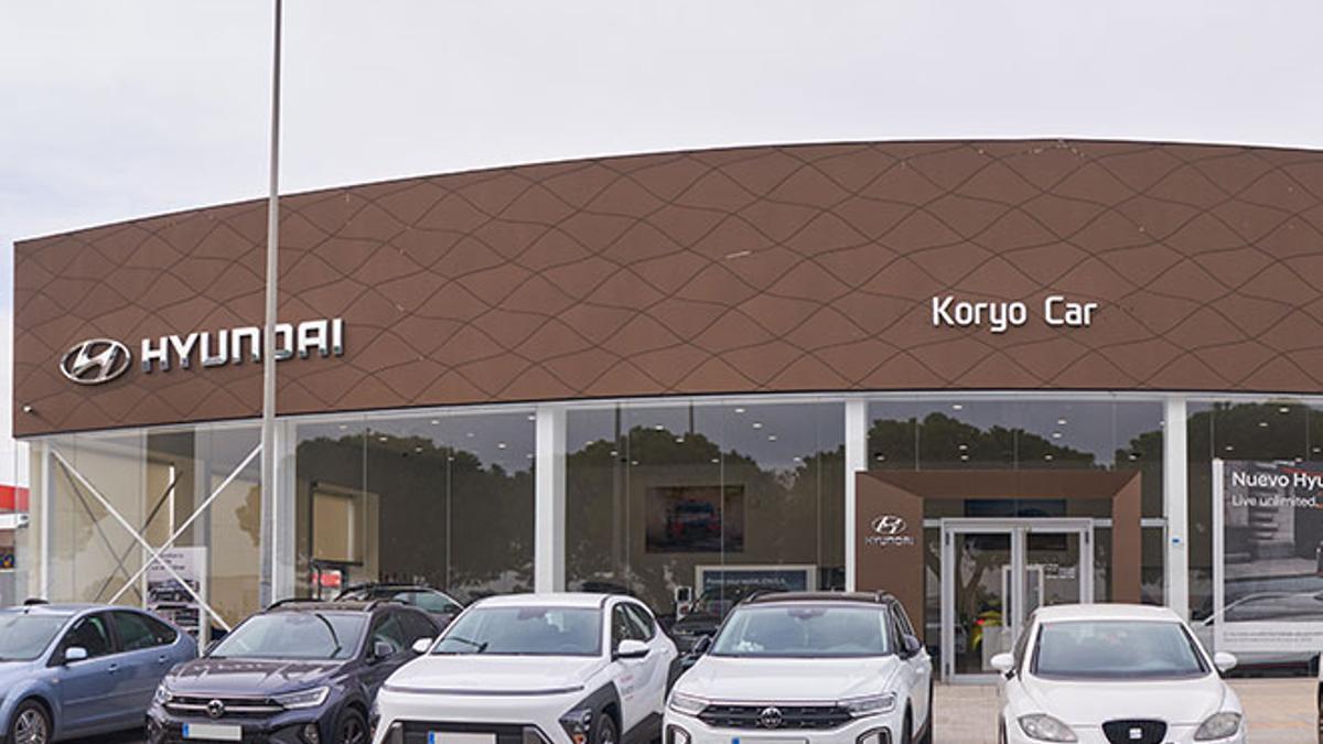 Fachada de las instalaciones de Koryo Car en la Pista de Silla.