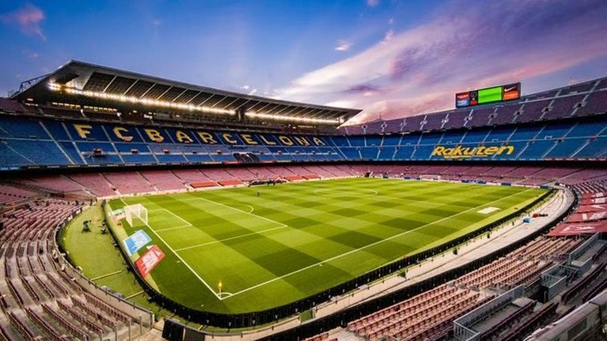 El Camp Nou, estadio del FC Barcelona.