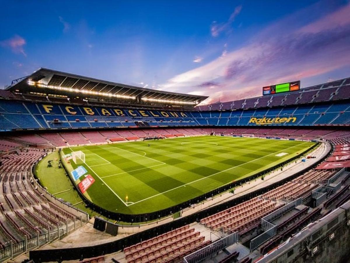 El Camp Nou, estadio del FC Barcelona.