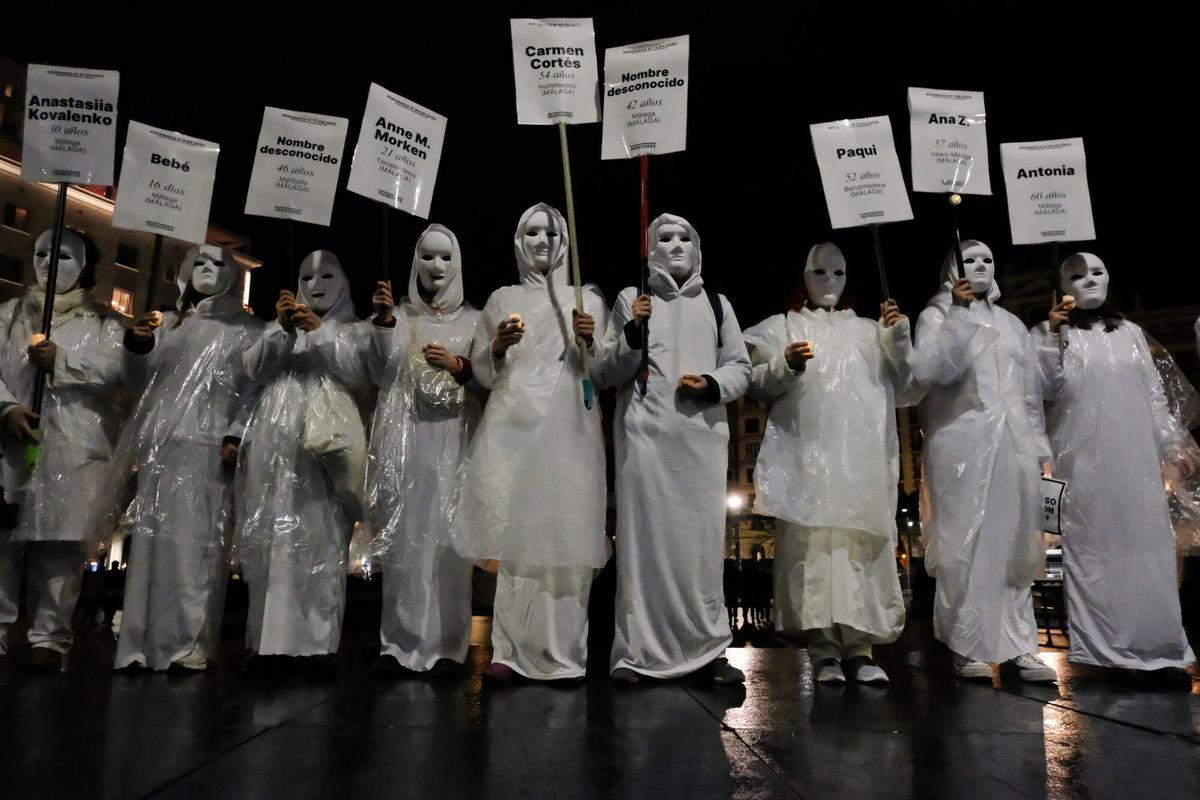 Manifestación feminista del 8M, en 2025