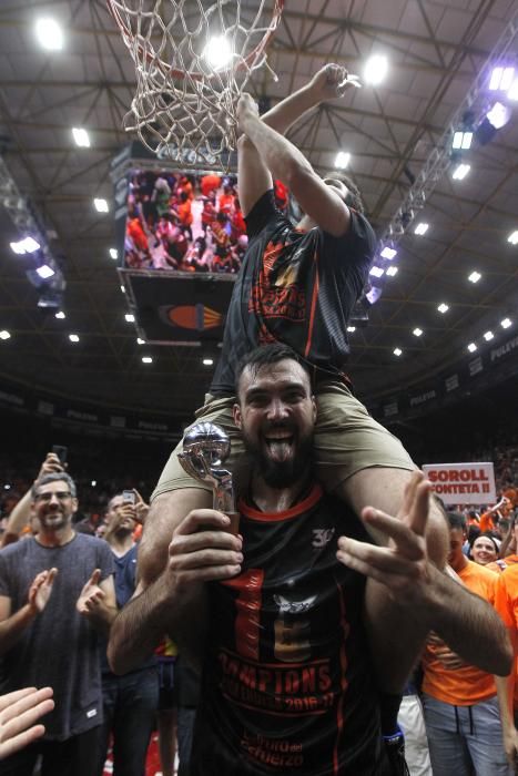 Así ha sido la celebración del Valencia Basket