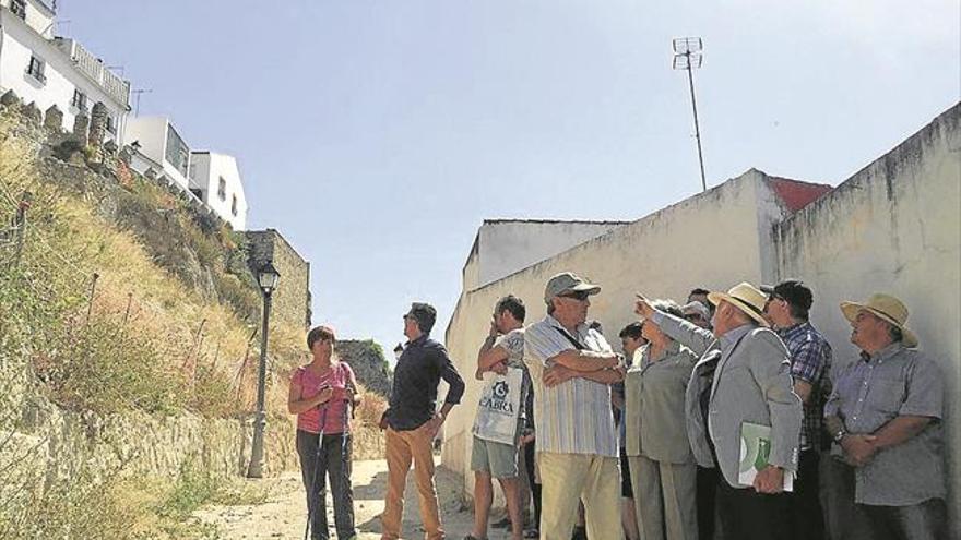 Finaliza la primera fase de las obras de consolidación de la ladera de la Villa