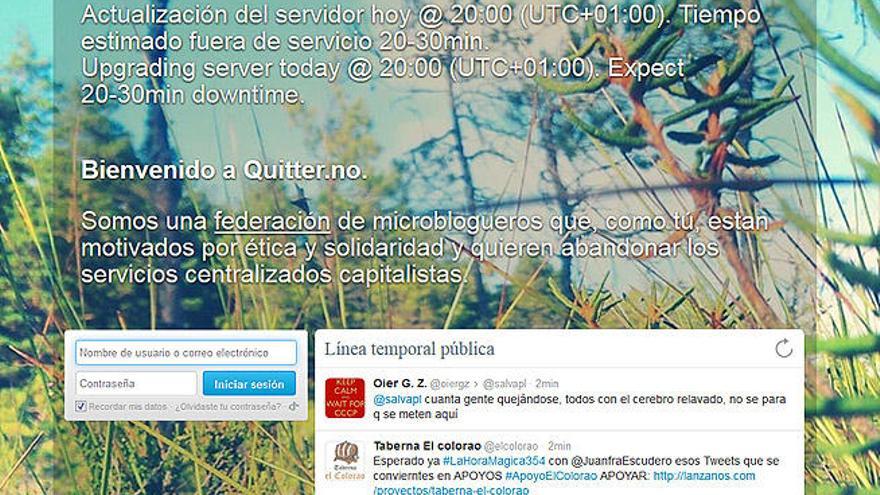 Quitter, la red &quot;anticensura&quot; alternativa a Twitter