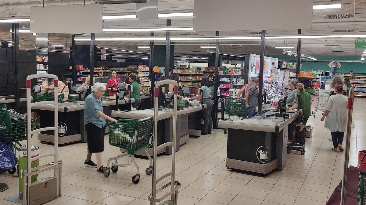 Imagen del supermerdado de Mercadona ubicado en el Mercat Cobert de Inca.