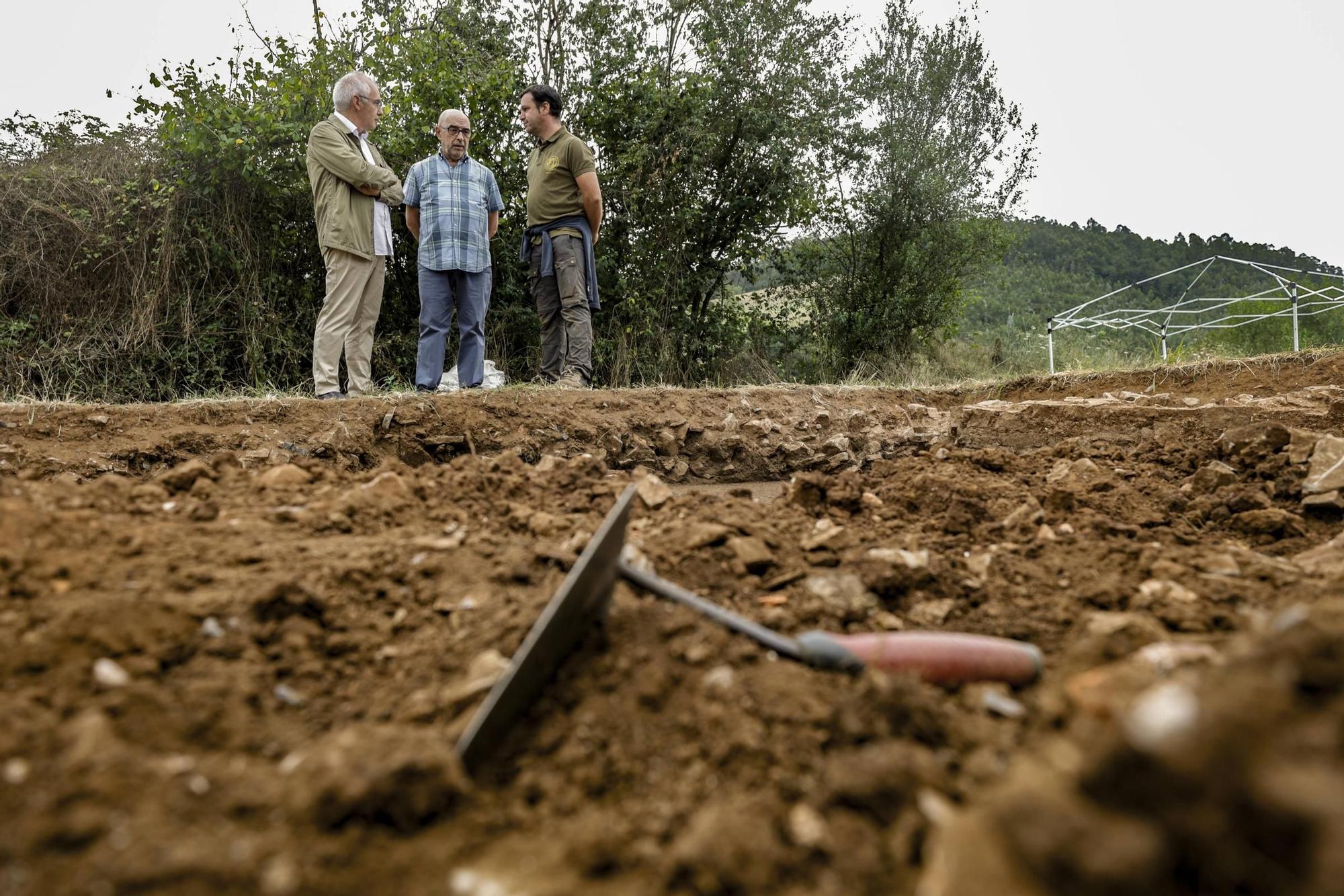 La excavación en la villa romana de La Estaca (Las Regueras), en imágenes