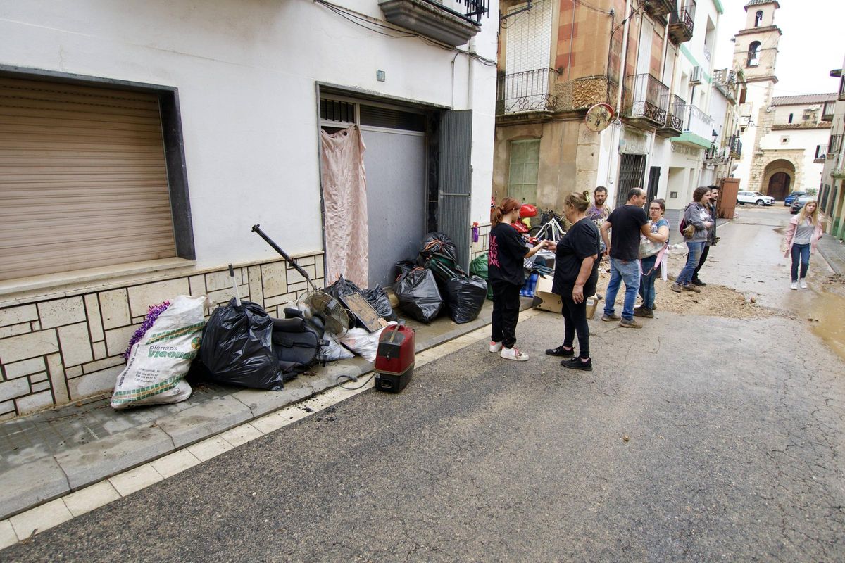 Daños causados por la dana en Godall.