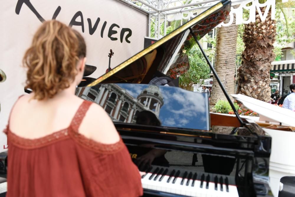 Pianos en las calles de Murcia