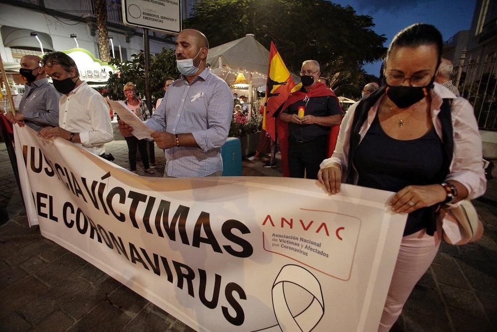 Movilización de la Asociación Nacional de Víctimas y Afectados por Coronavirus (ANVAC)