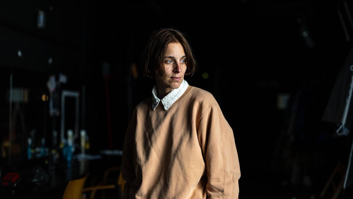 La actriz Nausicaa Bonnín, fotografiada en el Teatre Lliure de Barcelona.