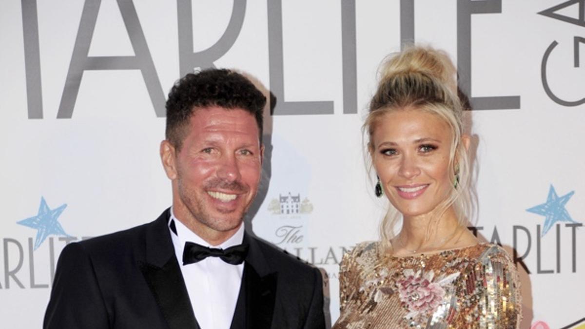 Simeone y Carla Pereira en la gala Starlite 2017