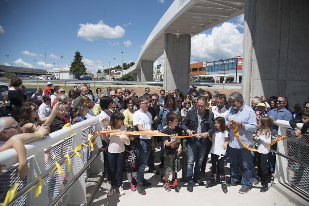 Inauguració de la passarel·la de Sant Fruitós