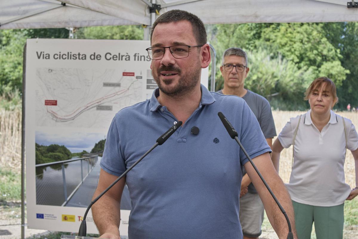 Les imatges de la nova via ciclista Girona - Celrà