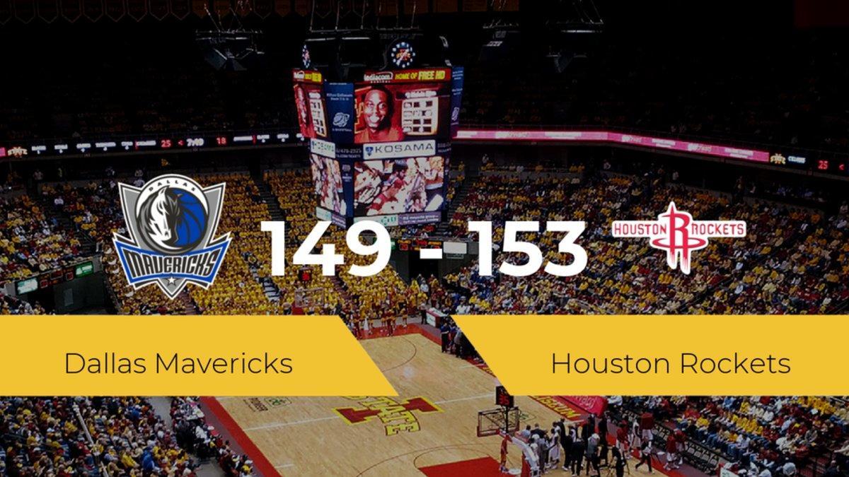 Houston Rockets se impone por 149-153 frente a Dallas Mavericks