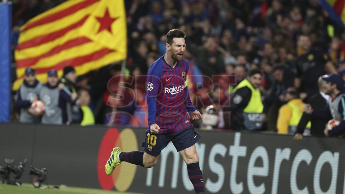 Las mejores imágenes del partido de vuelta de octavos de final entre el FC Barcelona - Olympique Lyon disputado en el Camp Nou.
