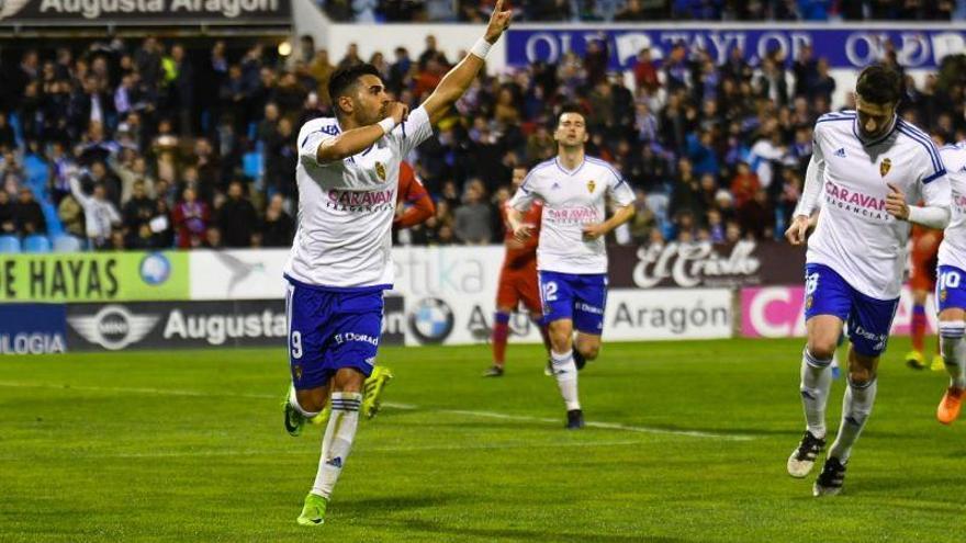 El Real Zaragoza sortea el peligro con una cómoda goleada