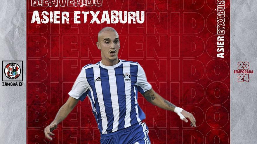 El Zamora CF perfila su plantilla con el fichaje del futbolista polivalente Asier Etxaburu