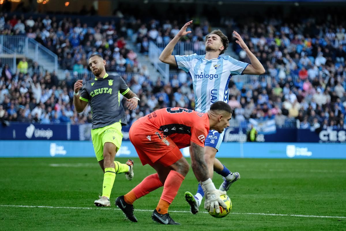 LaLiga Hypermotion | Málaga CF - AD Ceuta, en imágenes