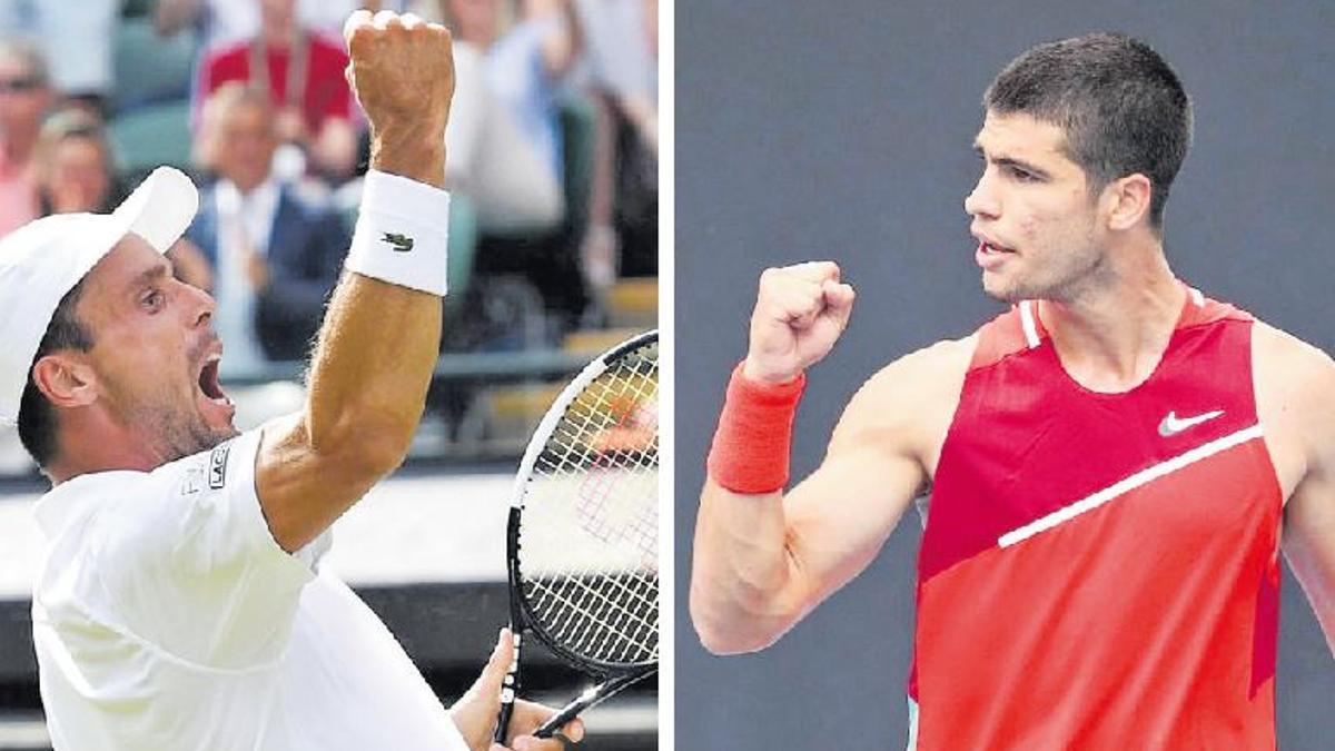 Roberto Bautista frente a Carlos Alcaraz prometen un partido de emociones fuertes en Indian Wells
