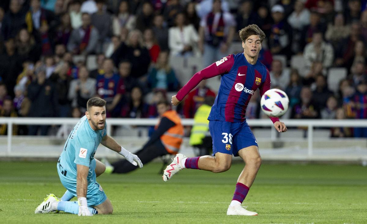 El célebre gol de Marc Guiu al Athletic Club