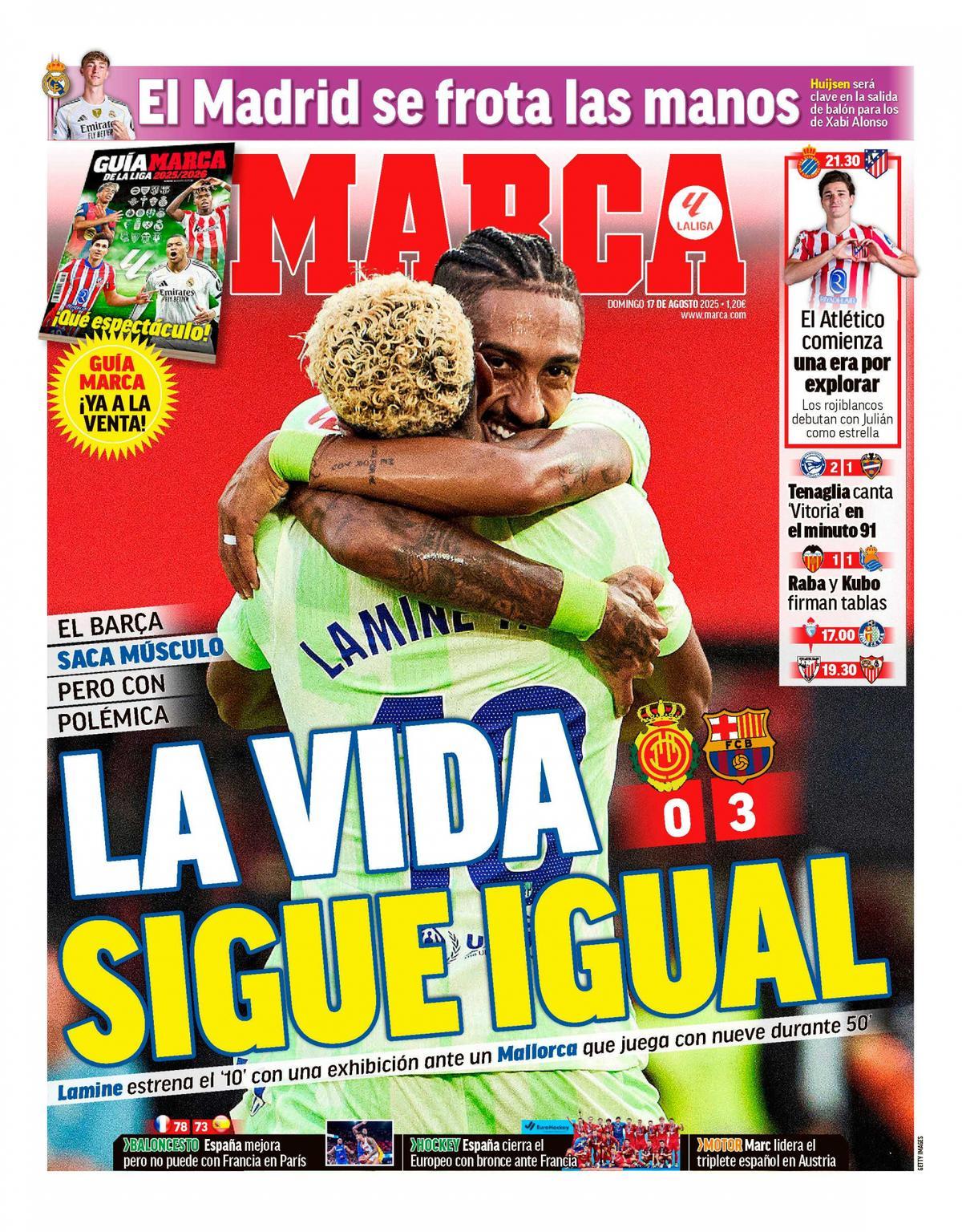 Las portadas de la prensa deportiva de hoy